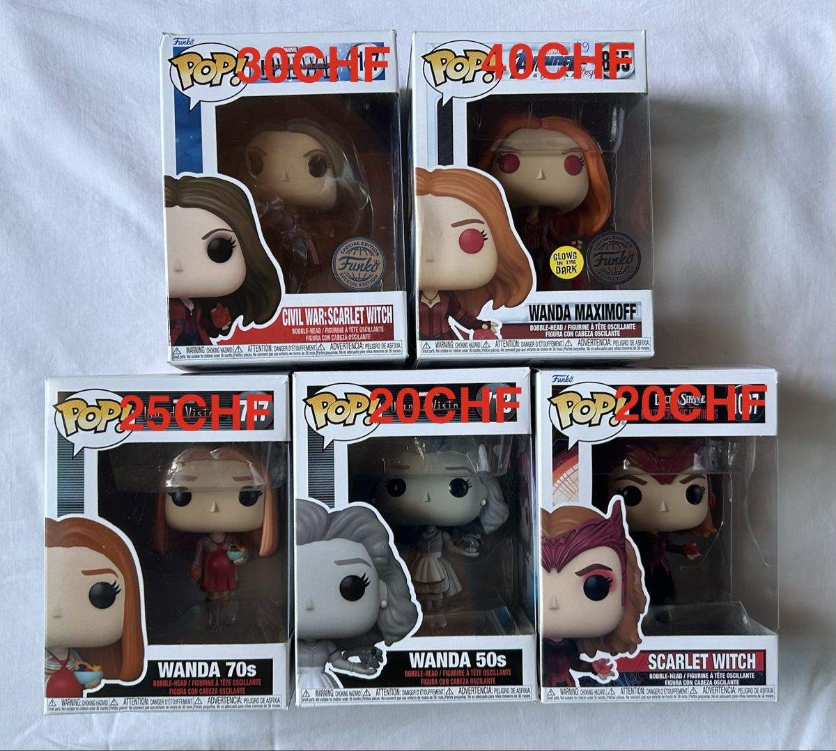 Funko Statuette: Funko Pop Marvel Wanda #717 – Usato da Prangins venduto da car_tv79 4