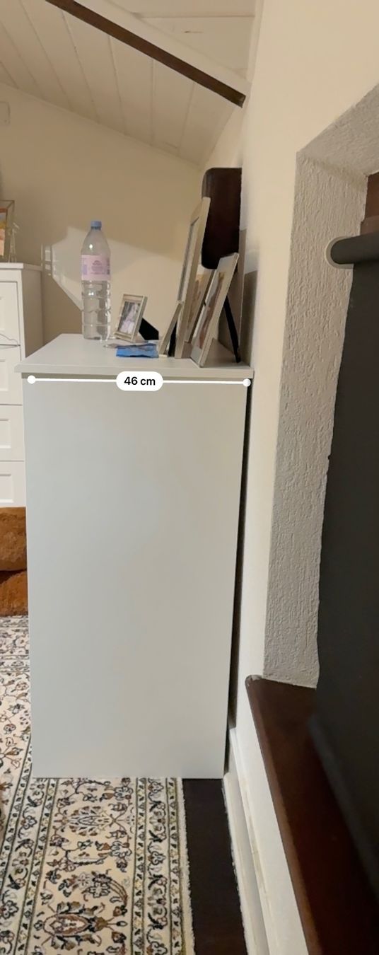 Ikea Cassettiere: Commode blanche 4 tiroirs — style moderne – Usato da Anières venduto da sg_025 3