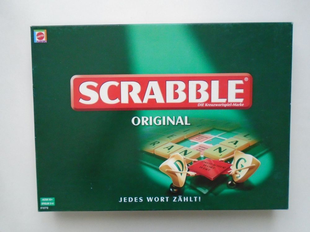 SCRABBLE * das Original Kreuzwortspiel (Mattel) (Gebraucht) in ...