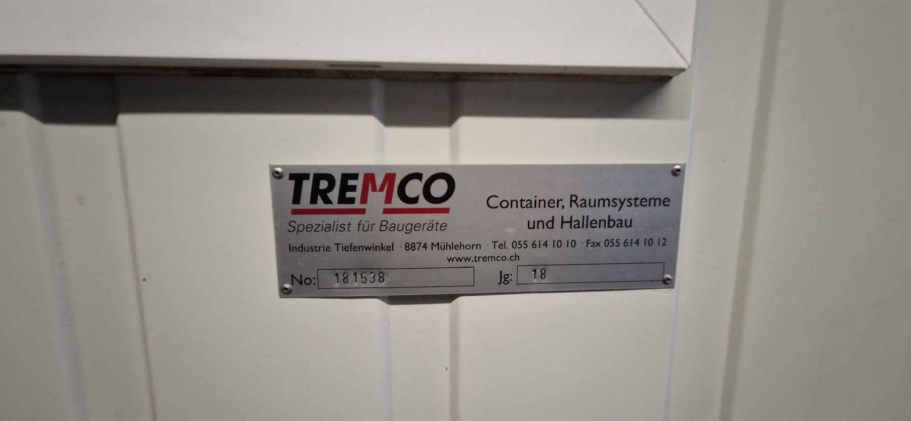 Contenitori edile: Tremco Container Wohnwagen – Usato da Murg venduto da mar_t7qy 5