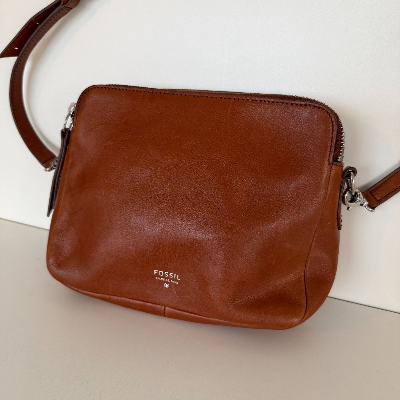 Fossil Borse da donna: Fossil Leder Tasche Crossbody braun – Usato da Balzers venduto da dassandro 1