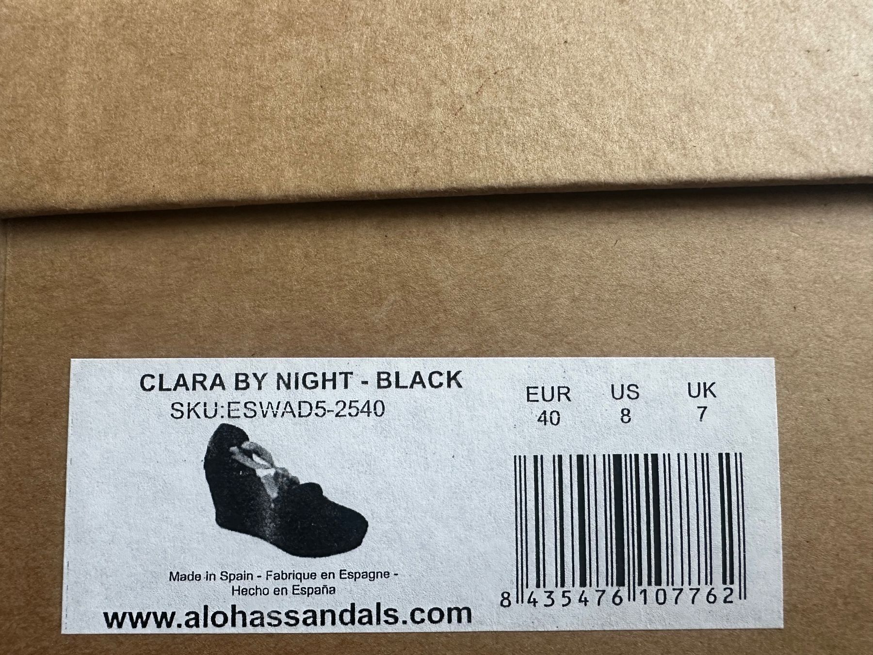 Alohas Damenschuhe: Espadrilles Aloha- Wedge, black canvas size 40 – Gebraucht aus Zürich von kas_g26m 5