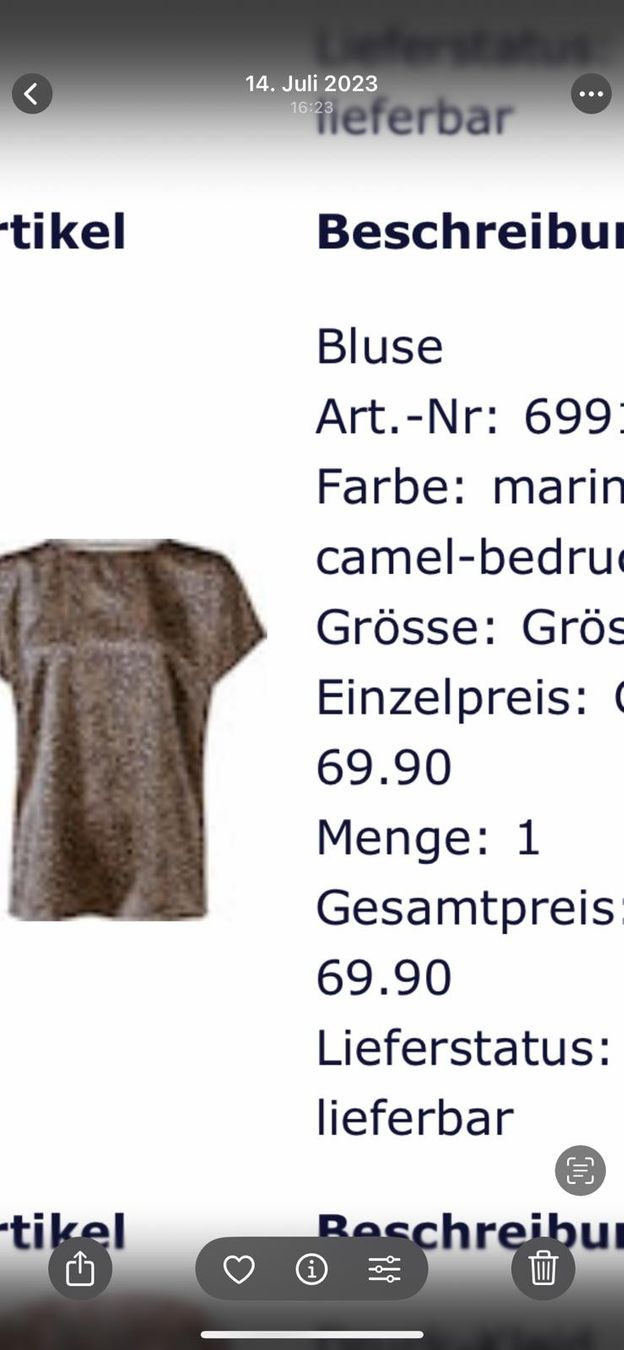 Camicette: Damen Bluse 46 – Nuovo (secondo la descrizione) da Biel/Bienne venduto da MariMari05 4