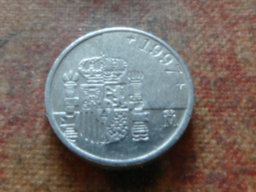 Tutti le monete: ESPAGNE  1 Pesetas  1997  (P) – Usato da Romanel-sur-Lausanne venduto da Swift13