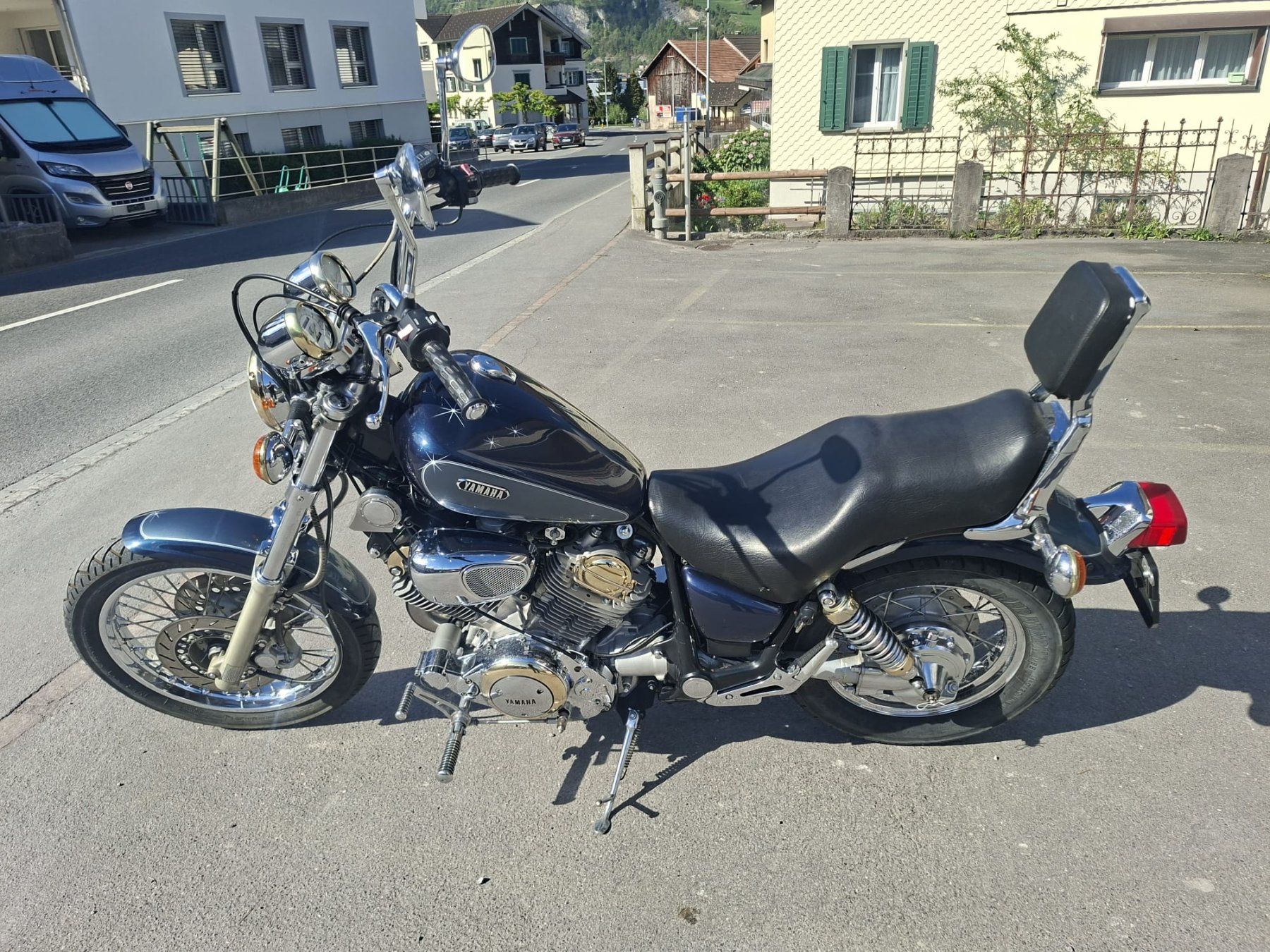 Yamaha Chopper: Yamaha XV 750 Virago – Usato da Wangs venduto da zweirad-pizol 1