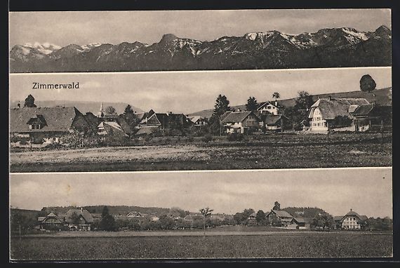 Cartes postales: Zimmerwald, Bergpanorama, Panoramen des  – D'occasion à Berlin par bartko-reher