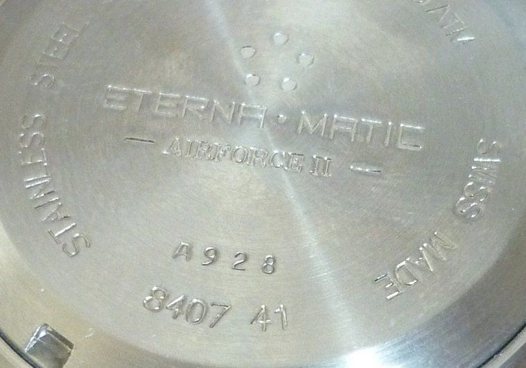 Eterna Uhren: ETERNA MATIC AIRFORCE II Gehäuse - Ref 633 8407 41 – Gebraucht aus Adliswil von di_hans 8