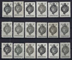 Lichtenstein 1920 Verschiedene Zeichnungen ungebraucht