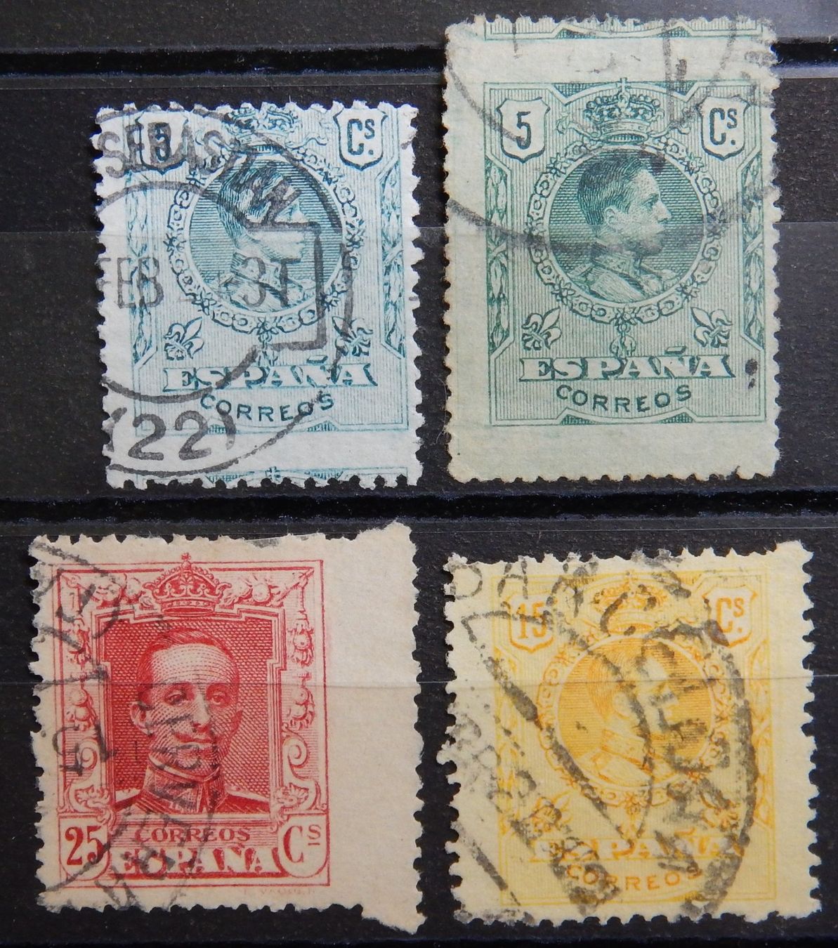 Alle Briefmarken: Spanien seltene Papierformate – Gebraucht aus Zürich von Muehlekauf