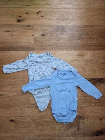 2x Body,  Newborn, Gr. 56 / 62, Langarmbodys