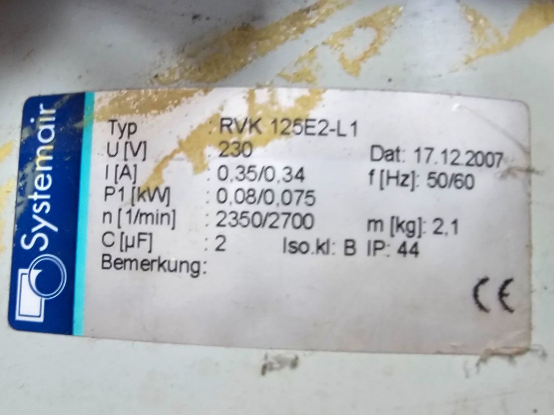 Ventilatori: Rohrlüfter Abluftventilator Lüftung / Radialventilator – Usato da Oberhofen AG venduto da Flower1966 3