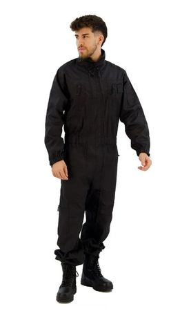 Einsatzkombi Flight Jumpsuit Overall schwarz von Brandit L