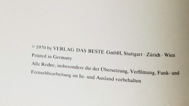 Libri: Das grosse Reader's Digest Buch der Ozeane (Buch, 1970) – Usato da Wilen b. Wollerau venduto da morethanmusic 4