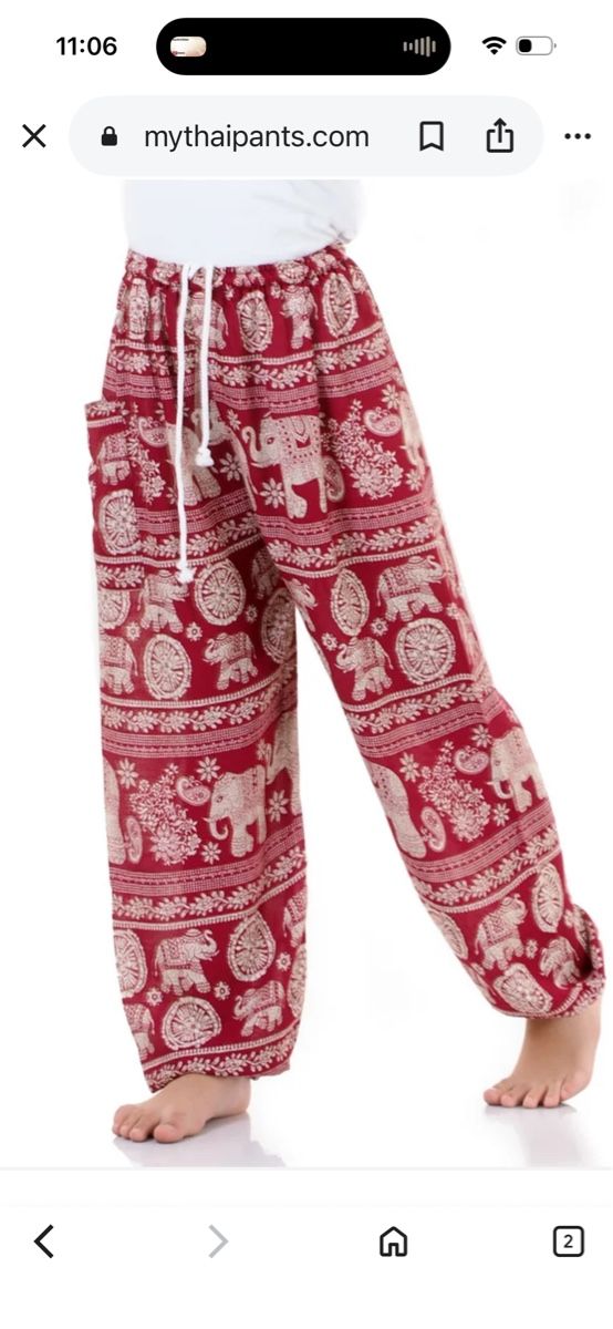Pantaloni: Thai Elefanten-Haremshosen Grösse M – Nuovo e nell'imballaggio originale da Siebnen venduto da Bluenight050189