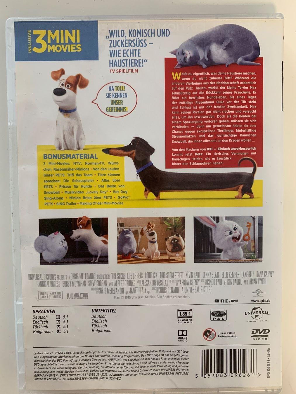 Tutti i DVDs: DVD- Pets – Usato da Kreuzlingen venduto da jamie45 1