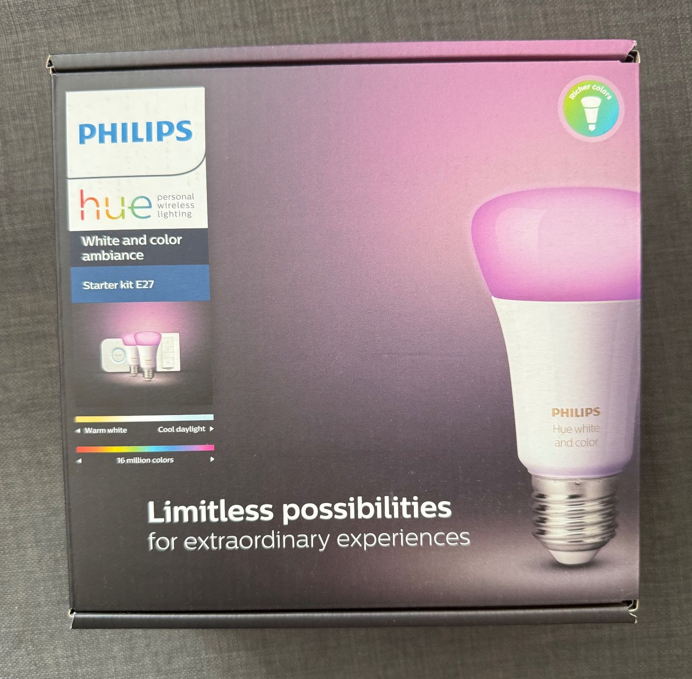 Philips Lampen: Philips Hue - Starter Kit – Neu und originalverpackt aus Moudon von CollectorGeek