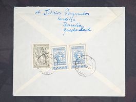 CL25 Enveloppe + Timbre Grèce 1948