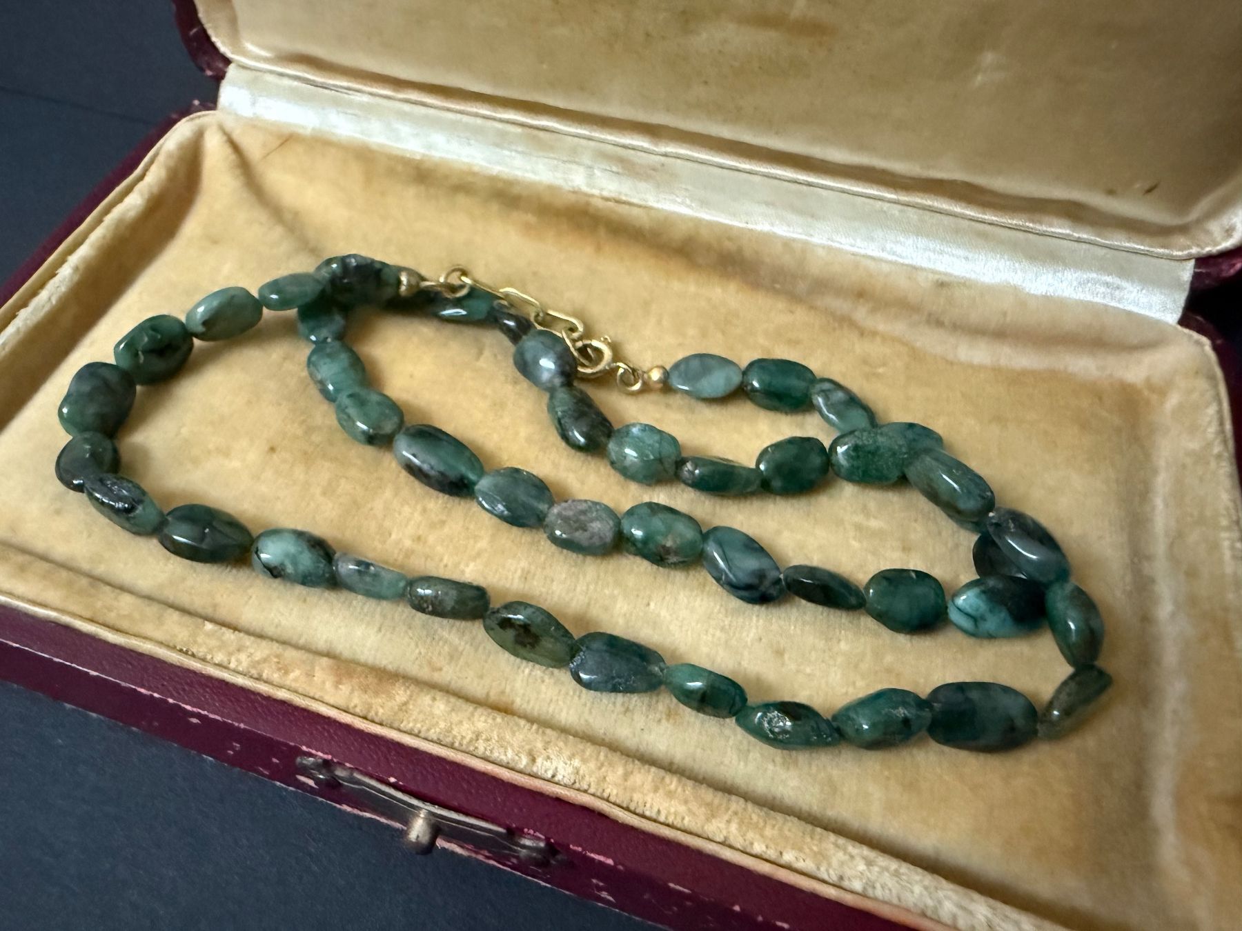 Catenine: Vintage Smaragden Kette – Usato da Spiegel b. Bern venduto da Rogger72