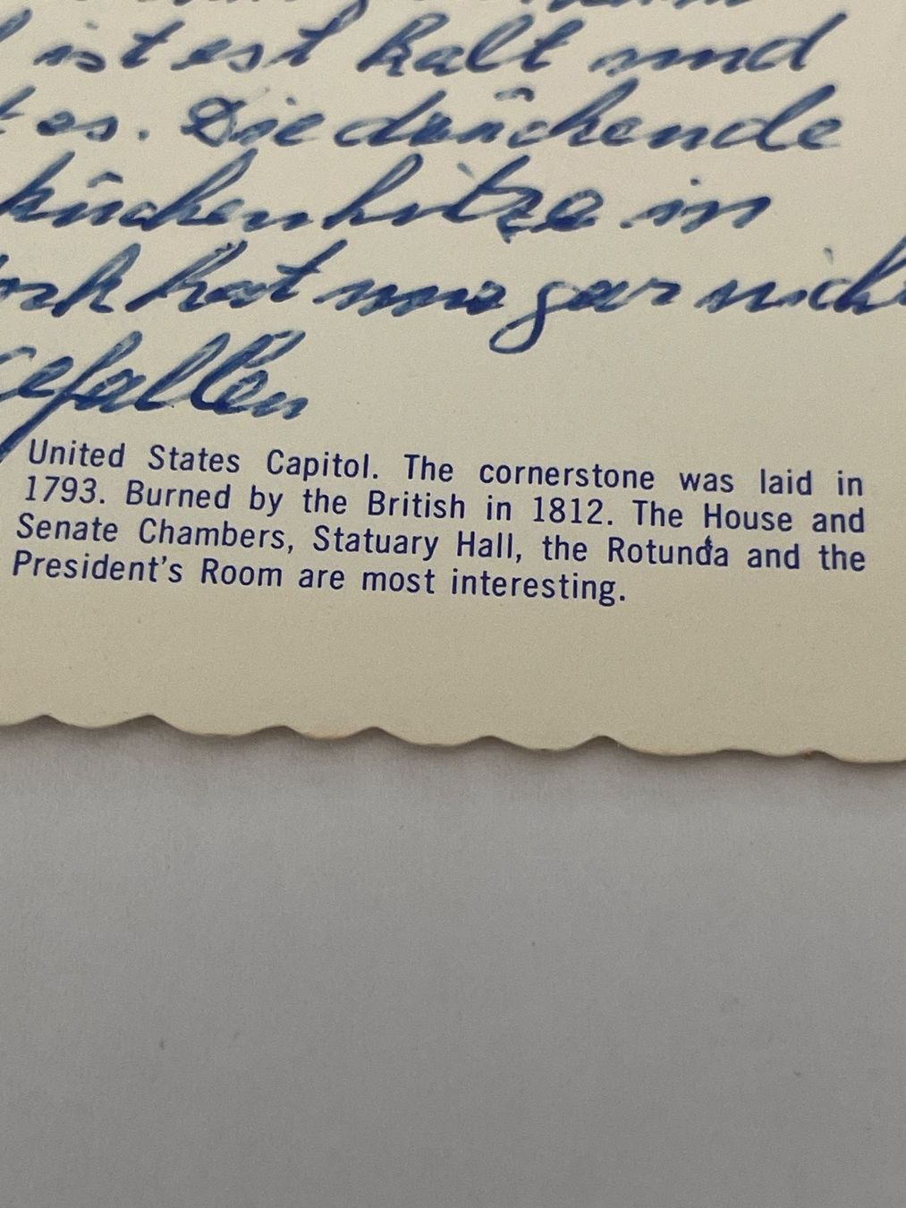 Cartoline postali: Ansichtskarte Bild von Washington, D.C, US Capitol – Usato da St. Gallen venduto da Gallus8 2