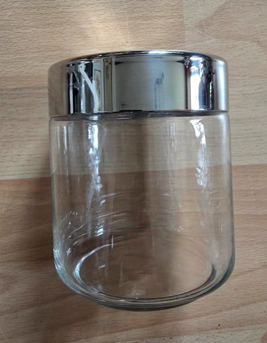 Alessi Contenitori & Simili: Alessi Glasdose mit Deckel, neuwertig – Usato da Zufikon venduto da brocki5621