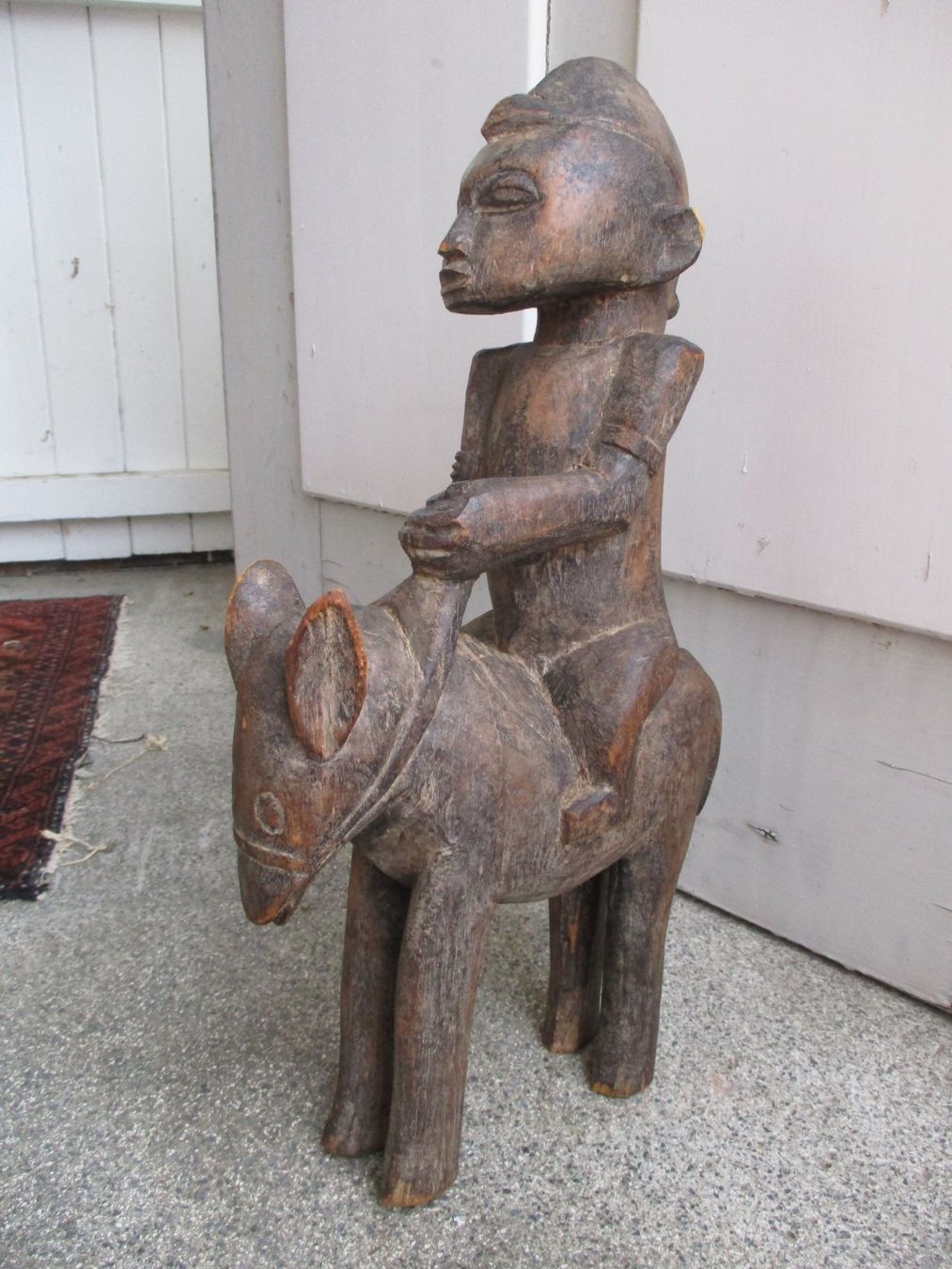 Skulpturen & Statuen: Tribal art historische Reiter-Skulptur Afrika Holz Afrique – Gebraucht aus Windisch von Autogrammo 1
