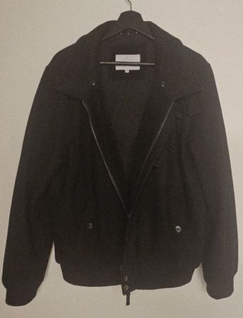 Schwarze Herren Jacke - Marke Maddison - Grösse L - Wolle