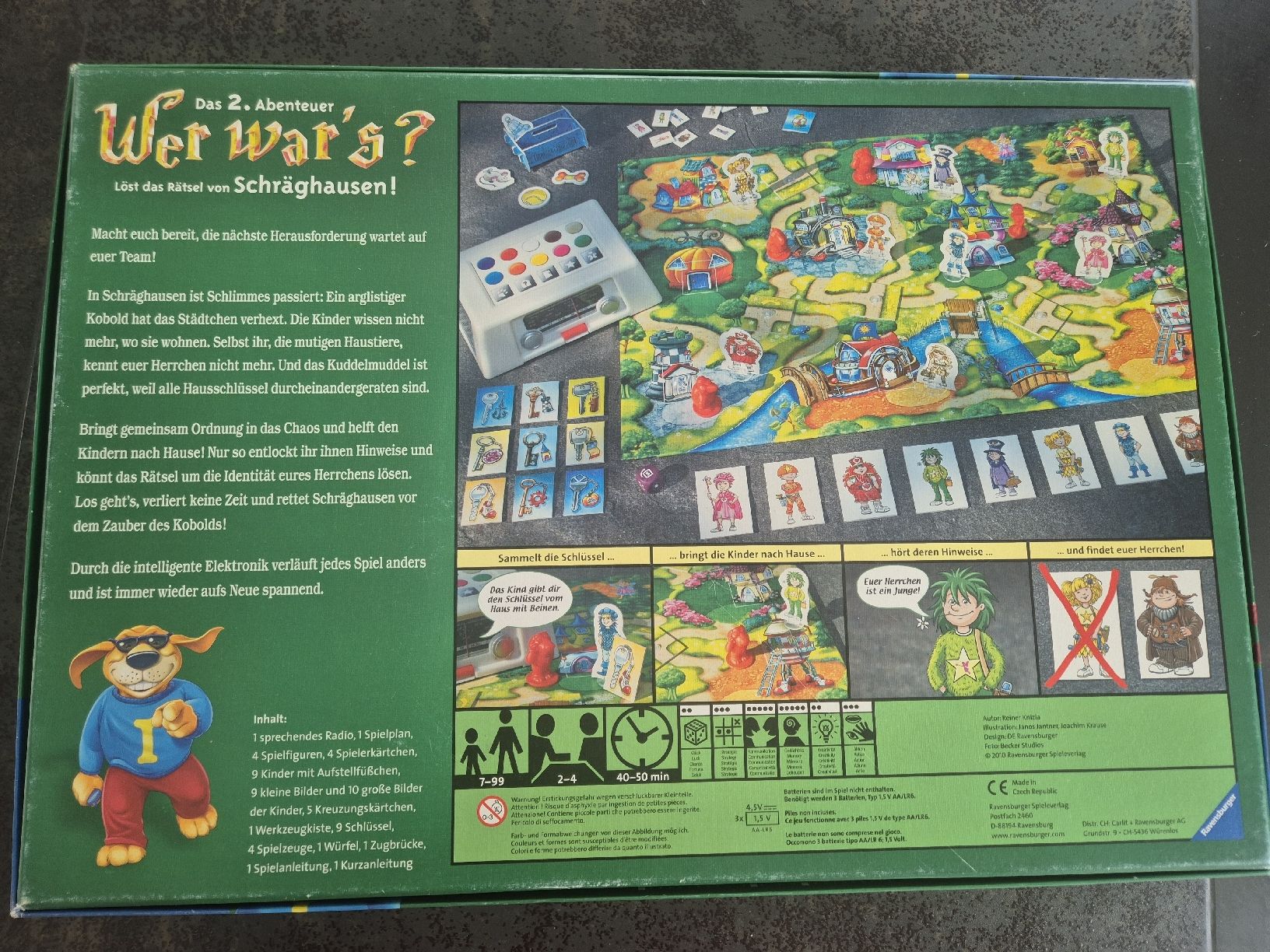 Ravensburger Giochi: Brettspiel Wer war's? Das 2. Abenteuer – Usato da Unterägeri venduto da Idecurtins 2