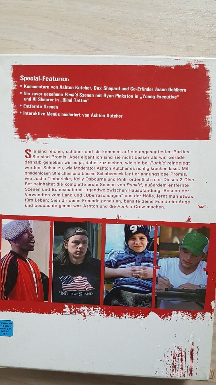 Tous les DVDs: DVD Punk'd / Ashton Kutcher 1Staffel – D'occasion à Oetwil am See par fineli2 1