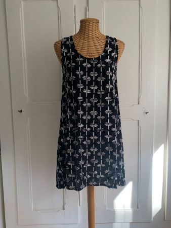 ITSY IBIZA - Kleid schwarz-weiss S