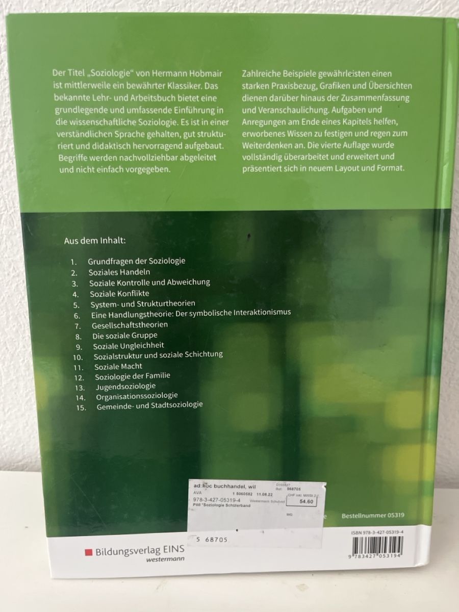 Libri: Soziologie Hobmair – Nuovo (secondo la descrizione) da St.Gallen venduto da aid_7tl7 1