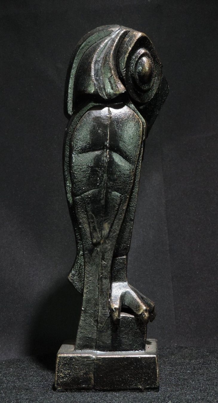 Skulpturen & Statuen: Eule Art Deco, Eisen Figur – Gebraucht aus Duggingen von roterbambus 2