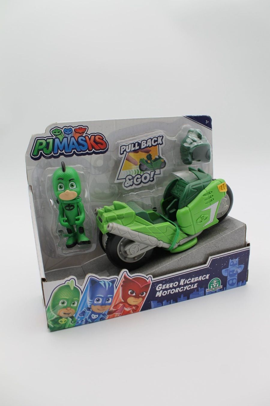 Spielzeuge: PJ Masks Gekko Kickback Motorcycle - Just Play – Neu und originalverpackt aus Lachen SZ von ratata