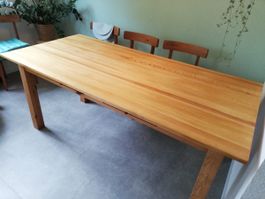 Esstisch Holz mit 5 Stühlen