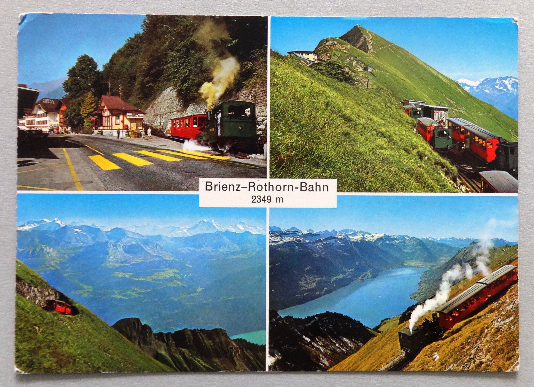 Cartoline postali: Brienz-Rothorn-Bahn 2349 m – Usato da Fétigny venduto da Billy2miny