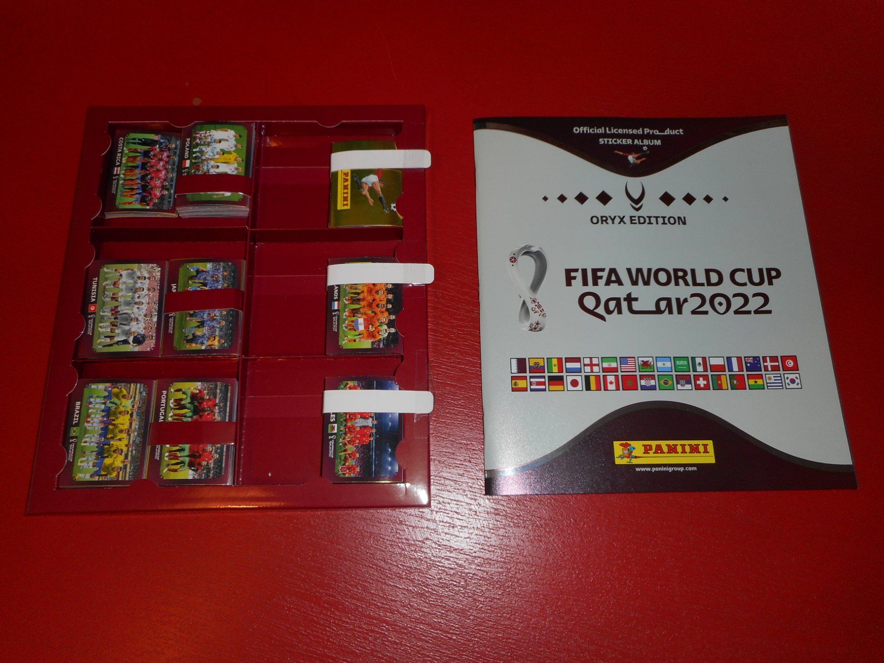 Panini Alben: Panini WM 2022 ORYX Edition - SOFTCOVER ALBUM + COMPLETE SET – Gebraucht aus Cham von Paniniworld