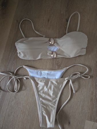 Gold Bikini Set Gr. S/M, neu.