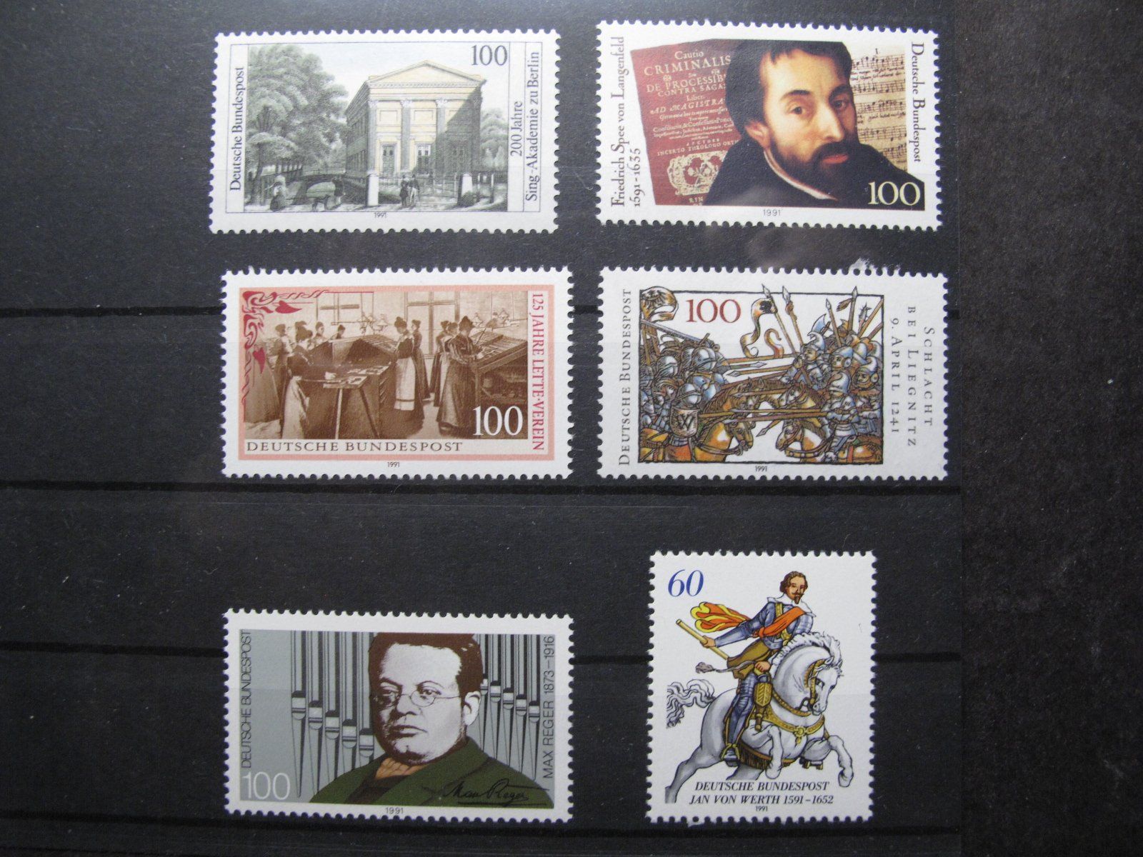Tutti i francobolli: BRD 1991 F.Spee v. Langenfeld/ Max Reger** – Usato da Wil SG venduto da fva01