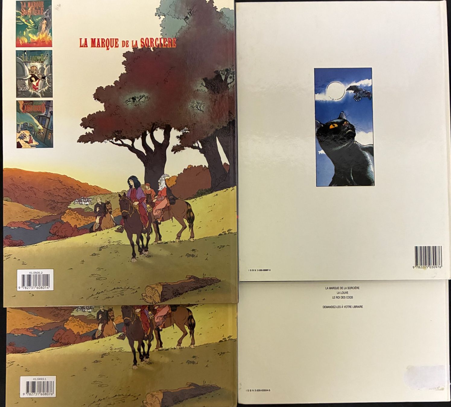 Fumetti: Marque de la sorcière, 4 volumes – Usato da Moutier venduto da lebadin 1
