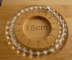 Bergkristall 6mm Elast Armband für Handgelenkumfang 16 cm