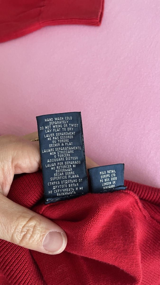 Ralph Lauren Maglioni & Felpe: RALPH LAUREN red cotton pullover XS/S – Usato da Zürich venduto da Angela_Fashion_Lover 8