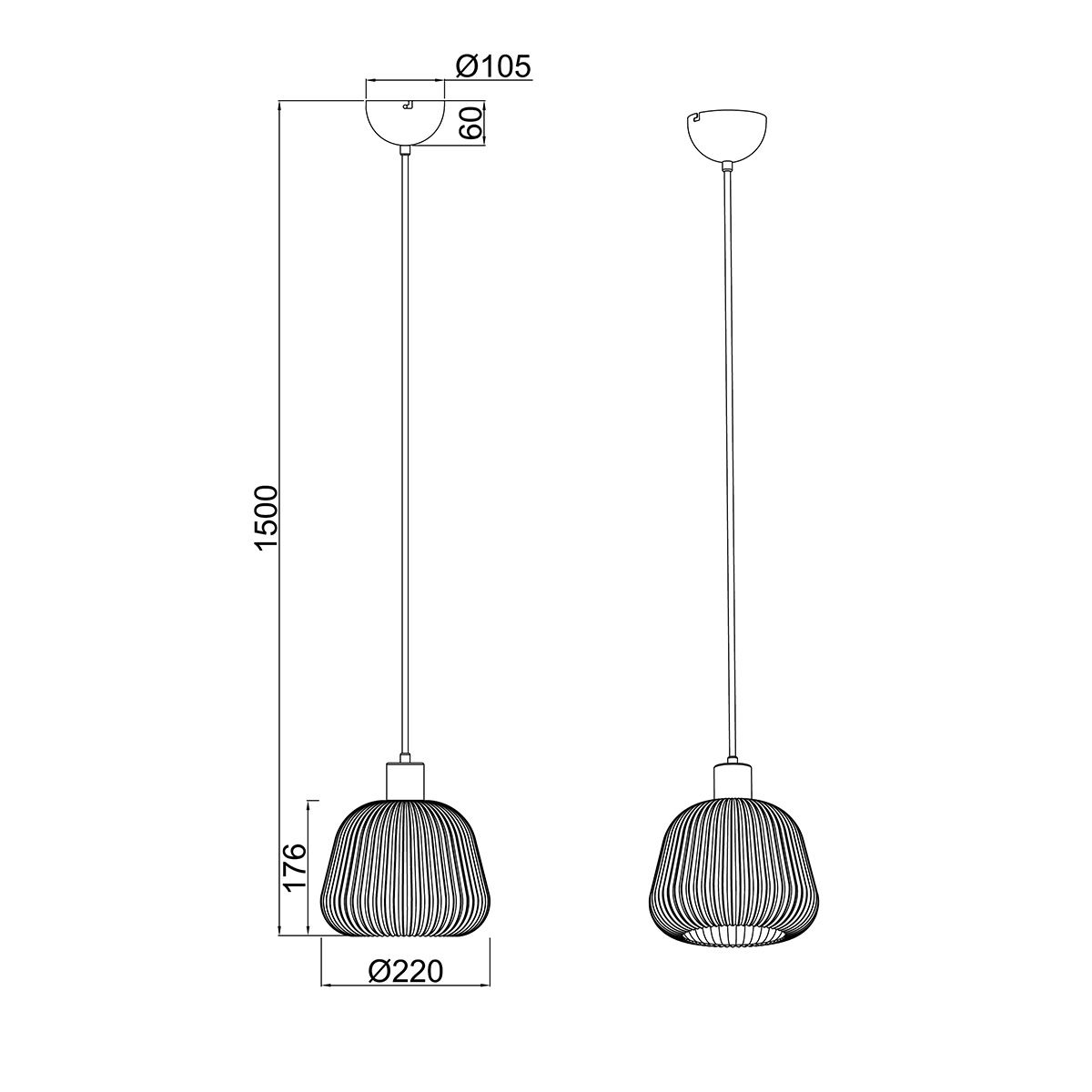 Kronleuchter & Deckenlampen: Pendelleuchte, Glas, Chrom, 22 cm Ø – Neu (gemäss Beschreibung) aus Kreuzlingen von Smart-Light 7