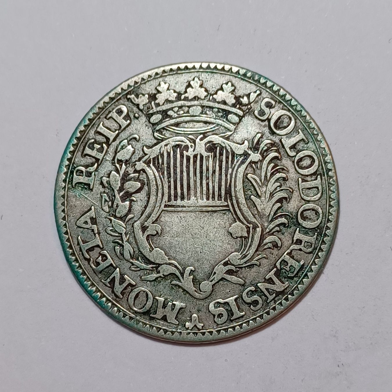 Tutti le monete: 20 Kreuzer 1760 Solothurn – Usato da Pfäffikon ZH venduto da Schweizer_Muenzen