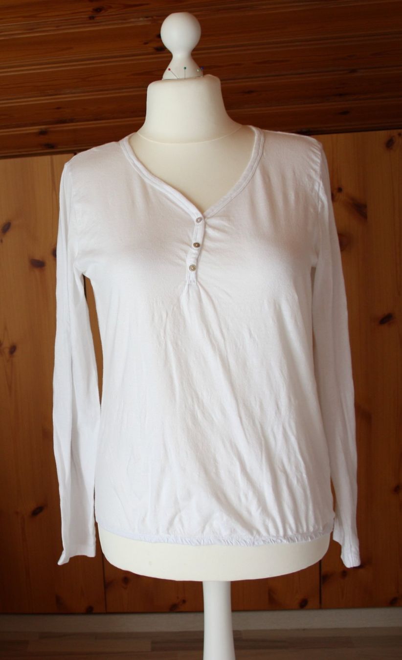 T-Shirts: T - Shirt Langarm weiss Gr. XL – Gebraucht aus Flüelen von Diversicum-Curvy