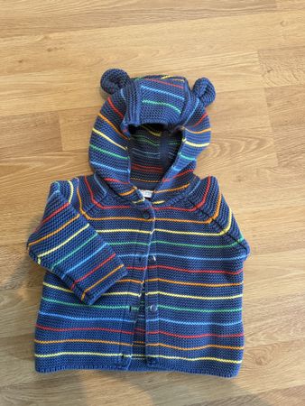 Hoodie/ Jacke Regenbogen Baby 62