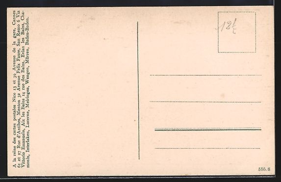 Cartoline postali: AK Wengen, Alpenlandschaft mit Jungfrau – Usato da Berlin venduto da bartko-reher 1