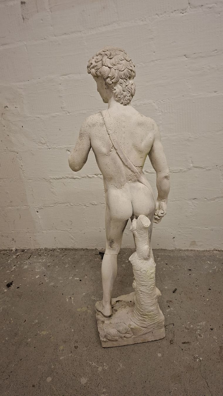 Tutte le decorazioni: Antiker Dävid von Michelangelo Figur, steinguss, gartenfigur – Usato da Adliswil venduto da daw_f26j 3
