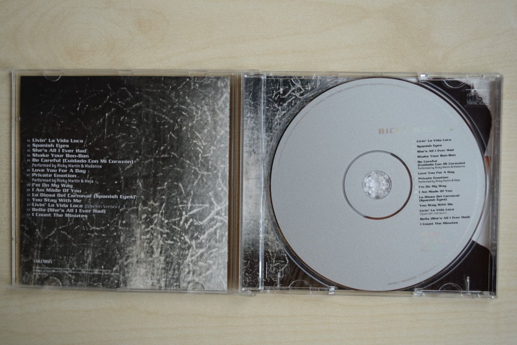 CD: RICKY MARTIN (536) – Usato da Reutigen venduto da DONDON55 2
