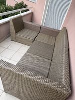 Gartenlounge Polyrattan Ecksofa