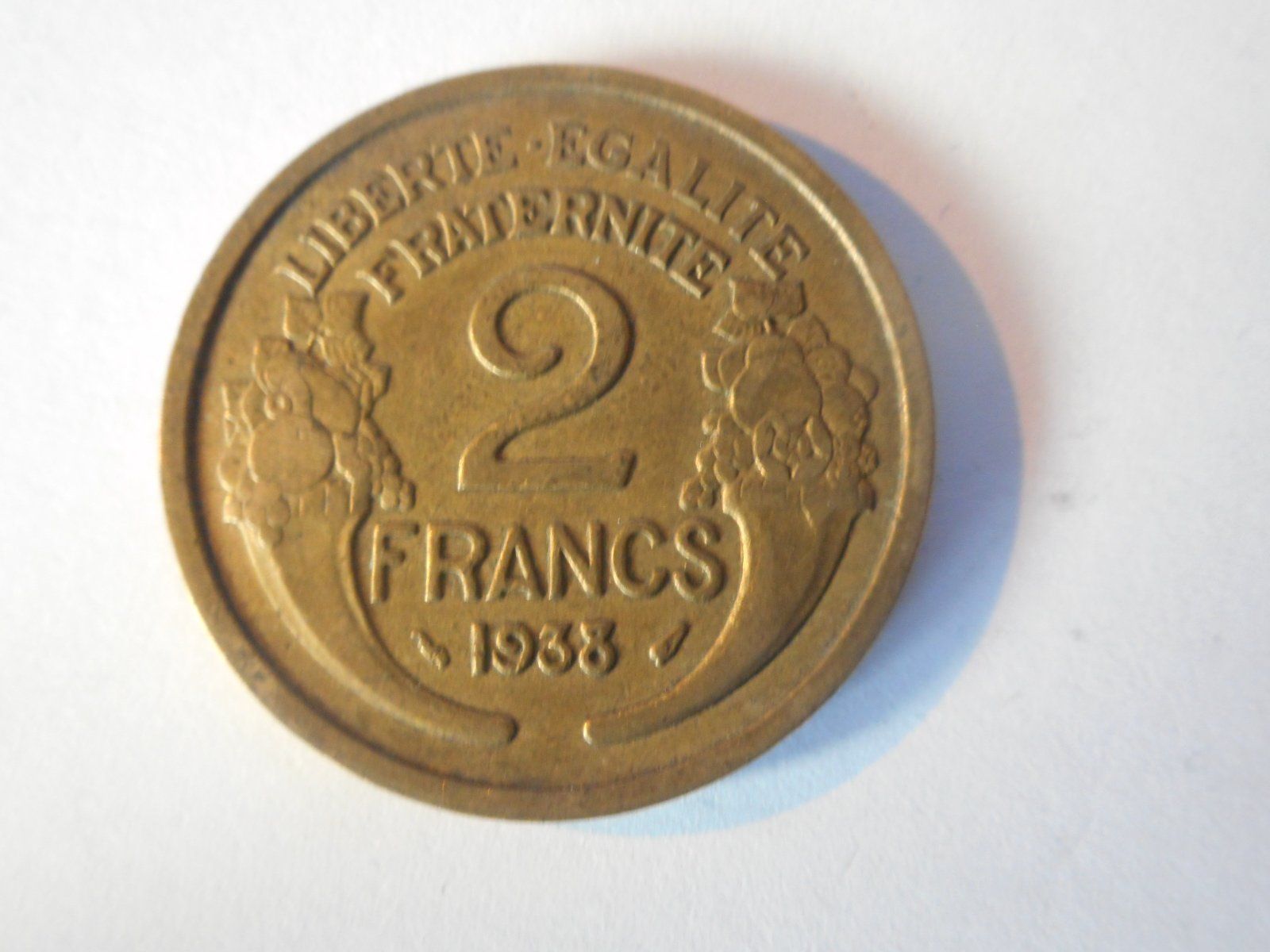 Toutes les monnaies: 1938  2 Francs – D'occasion à Kriegstetten par pizlad2010