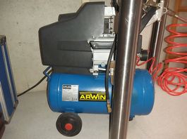 Luftkompressor Arwin wenig gebraucht.
